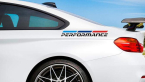 Samolepka BMW M Performance nad sebou