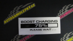 Samolepka Boost charging