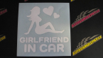 Samolepka Girlfriend in car