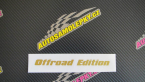 Samolepka Offroad edition 002 nápis