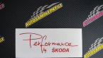 Samolepka Performance by Škoda