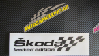 Samolepka Škoda limited edition pravá