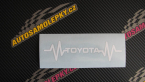 Samolepka Srdeční tep 022 Toyota