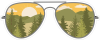 Barevné brýle 001 levá turistika na horách