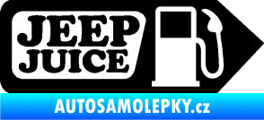 Samolepka Jeep juice symbol tankování černá