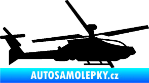 Samolepka Vrtulník 013 pravá černá