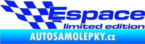 Samolepka Espace limited edition levá modrá dynamic