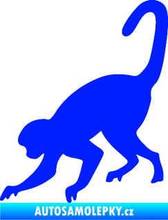 Samolepka Opice 002 levá modrá dynamic