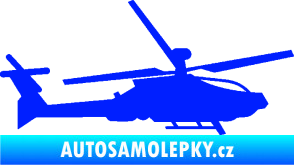 Samolepka Vrtulník 013 pravá modrá dynamic