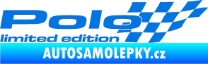 Samolepka Polo limited edition pravá modrá oceán