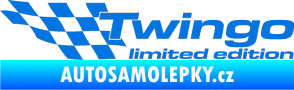 Samolepka Twingo limited edition levá modrá oceán