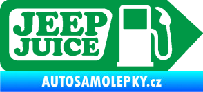 Samolepka Jeep juice symbol tankování zelená