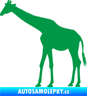 Samolepka Žirafa 002 levá zelená
