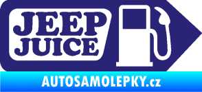 Samolepka Jeep juice symbol tankování střední modrá