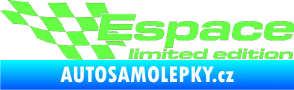 Samolepka Espace limited edition levá Fluorescentní zelená