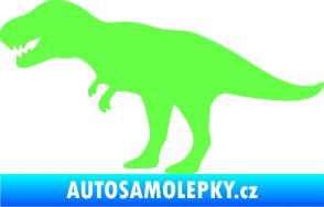 Samolepka Tyrannosaurus Rex 001 levá Fluorescentní zelená