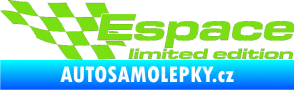 Samolepka Espace limited edition levá zelená kawasaki