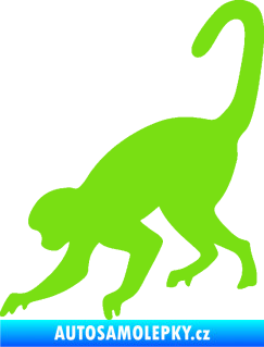 Samolepka Opice 002 levá zelená kawasaki
