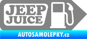 Samolepka Jeep juice symbol tankování šedá