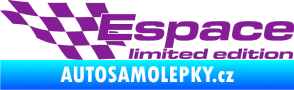 Samolepka Espace limited edition levá fialová