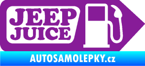 Samolepka Jeep juice symbol tankování fialová