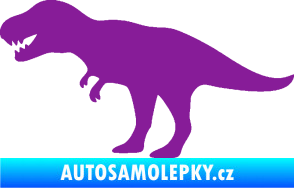 Samolepka Tyrannosaurus Rex 001 levá fialová