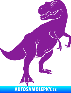 Samolepka Tyrannosaurus Rex 004 pravá fialová