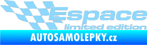Samolepka Espace limited edition levá světle modrá