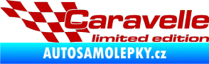 Samolepka Caravelle limited edition levá tmavě červená