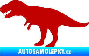Samolepka Tyrannosaurus Rex 001 levá tmavě červená