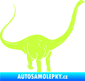 Samolepka Brachiosaurus 002 pravá limetová