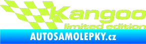 Samolepka Kangoo limited edition levá limetová