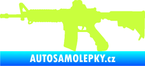 Samolepka Samopal 009 levá limetová