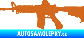 Samolepka Samopal 009 levá oříšková