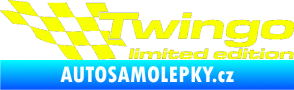Samolepka Twingo limited edition levá Fluorescentní žlutá