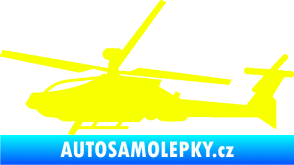 Samolepka Vrtulník 013 levá Fluorescentní žlutá