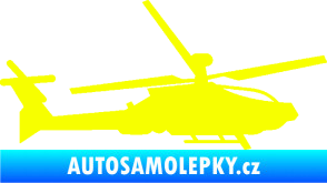 Samolepka Vrtulník 013 pravá Fluorescentní žlutá