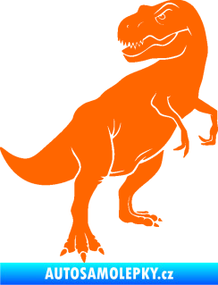 Samolepka Tyrannosaurus Rex 004 pravá Fluorescentní oranžová