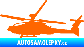 Samolepka Vrtulník 013 levá Fluorescentní oranžová