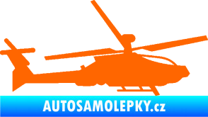Samolepka Vrtulník 013 pravá Fluorescentní oranžová