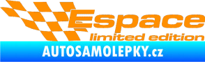 Samolepka Espace limited edition levá oranžová