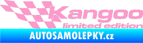Samolepka Kangoo limited edition levá světle růžová