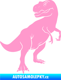 Samolepka Tyrannosaurus Rex 004 pravá světle růžová