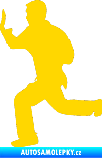 Samolepka Karate 002 levá jasně žlutá