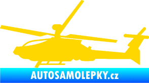 Samolepka Vrtulník 013 levá jasně žlutá