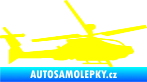 Samolepka Vrtulník 013 pravá žlutá citron