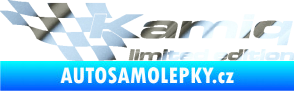 Samolepka Kamiq limited edition levá chrom fólie stříbrná zrcadlová