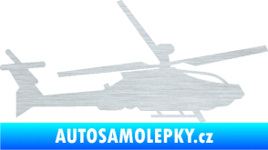 Samolepka Vrtulník 013 pravá škrábaný hliník