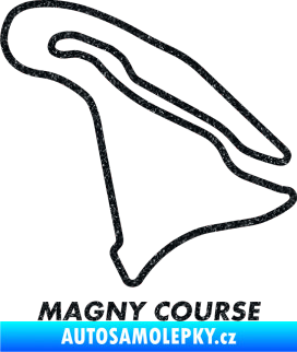 Samolepka Okruh Magny Course Ultra Metalic černá