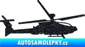 Samolepka Vrtulník 013 pravá Ultra Metalic černá